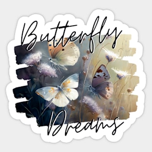 Stormy Butterfly Dreams Sticker